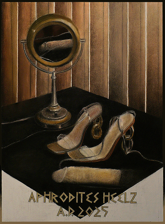 the heels of Aphrodite