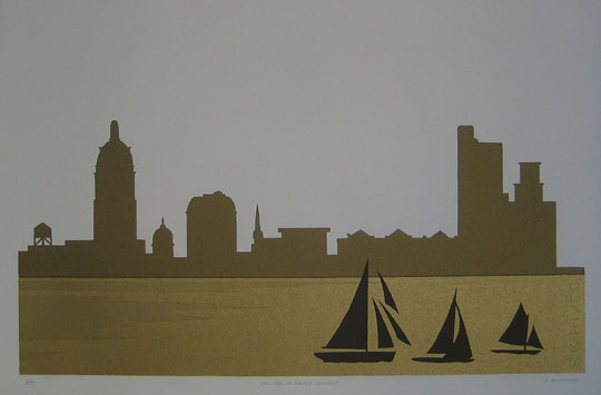 the old Vancouver skyline