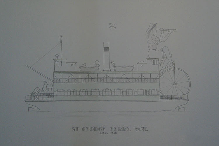 drawing of annie thurlow