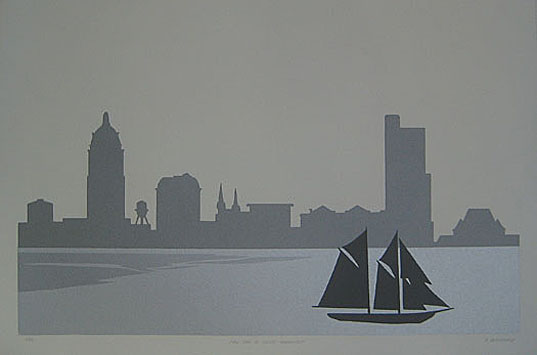 the old Vancouver skyline