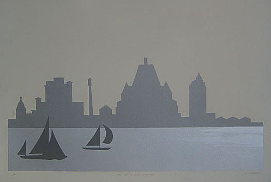 the old Vancouver skyline