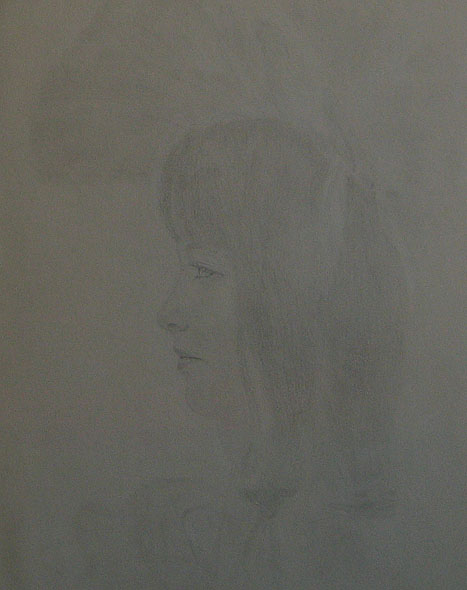 drawing of a southern girl