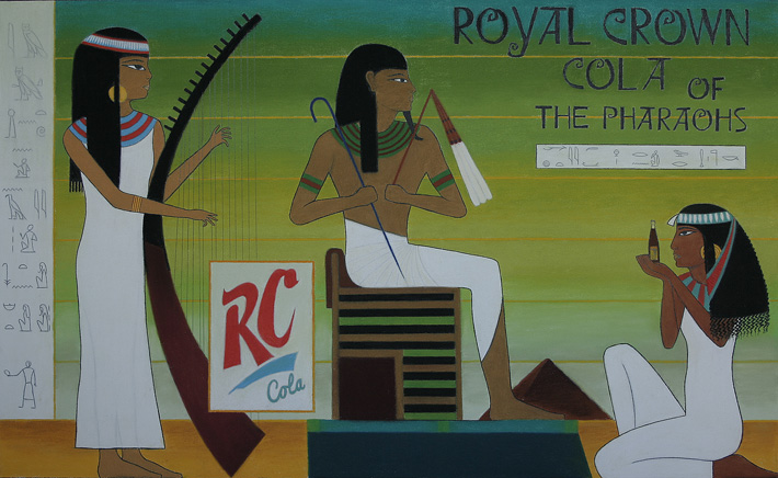 An advertisement for Royal Crown Cola
